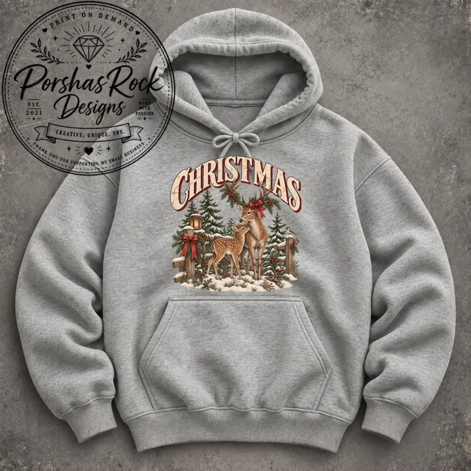 Christmas Reindeer Hoodie