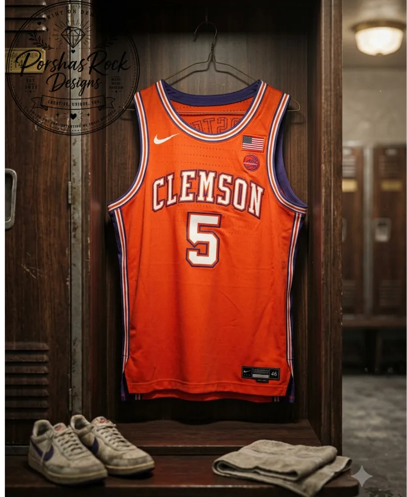 clemson basketball jersey
