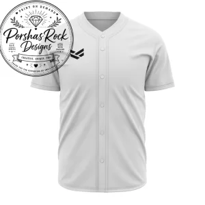Custom Baseball Jersey White 1 Custom Baseball Jersey White