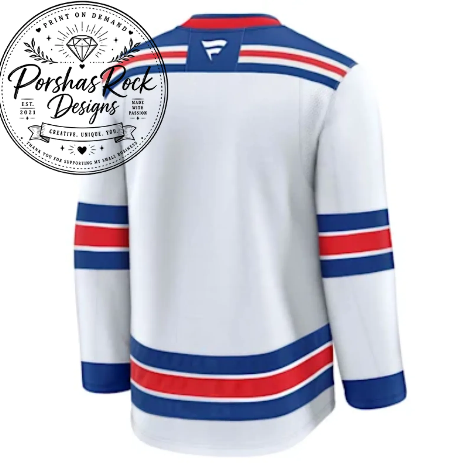 anh 19 jersey dc Rangers Hockey Jersey – image 2 of 2