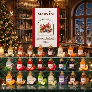 Monin 2026 – 24-Day Syrup Bottle Ornament Advent Calendar 1 Monin 2026 – 24-Day Syrup Bottle Ornament Advent Calendar