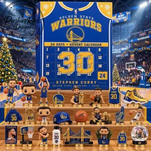 Stephen Curry #30 – Golden State Warriors 2026 Basketball Advent Calendar 1 Stephen Curry #30 – Golden State Warriors 2026 Basketball Advent Calendar