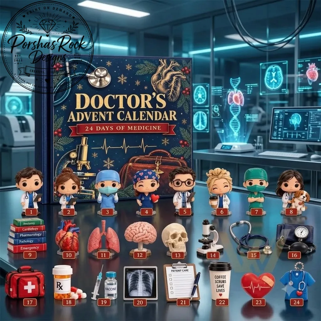Doctor's 24 Days of Medical-Themed Christmas Countdown Calendar